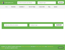 Tablet Screenshot of fullempleoargentina.com